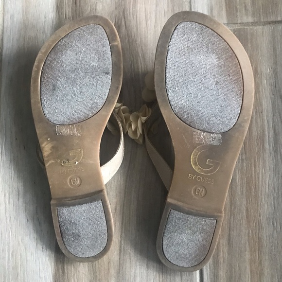 G by Guess chiffon floral sandals - Picture 4 of 5